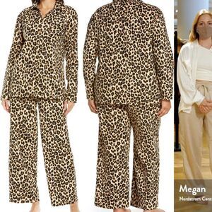 Nordstrom Flannel Patchwork Pajamas Size XS